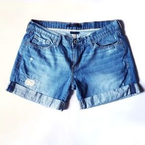 Levi's Distressed Boyfriend Jean Shorts